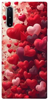 Чохол на Samsung Galaxy Note 10 Many hearts фото 1 з 1