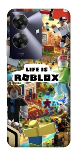 Чехол на Realme Note 60 Life is Roblox фото 1 из 1