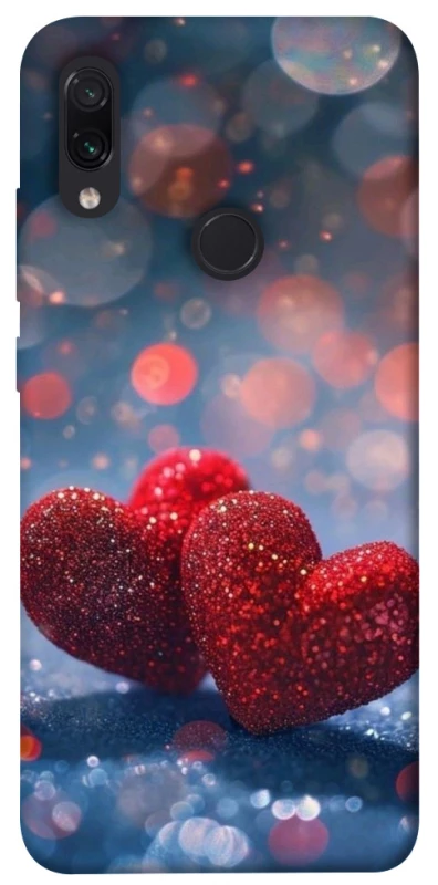 Чехол на Xiaomi Redmi Note 7 / Note 7 Pro / Note 7s Red hearts фото 1 из 1