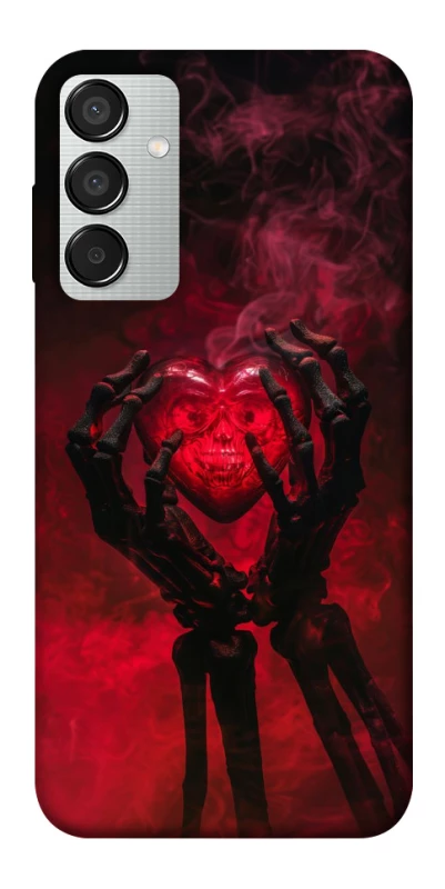 Чехол на Samsung Galaxy M15 5G Heart in the hands of a skeleton фото 1 из 1