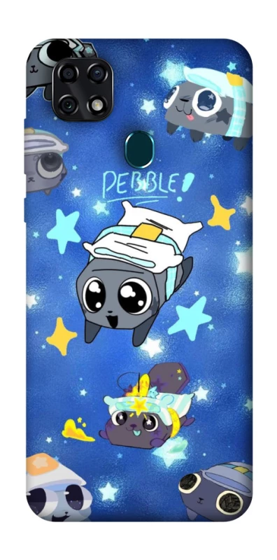 Чехол на ZTE Blade 20 Smart Pebble kitten stars фото 1 из 1