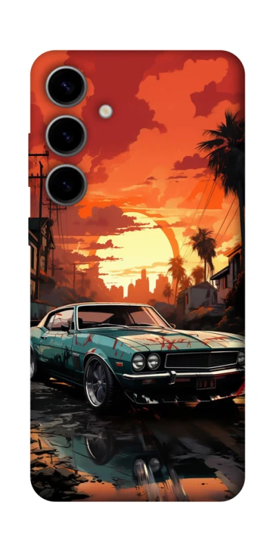 Чохол на Samsung Galaxy S25 FE Car at sunset фото 1 з 1