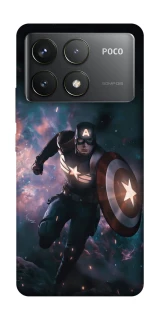 Чохол на Xiaomi Poco F6 Pro Captain America фото 1 з 1