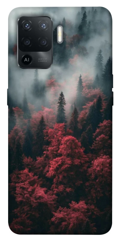 Чехол на Oppo Reno 5 Lite Red Wood фото 1 из 1