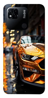 Чохол на Xiaomi Redmi 10A Golden sports car фото 1 з 1