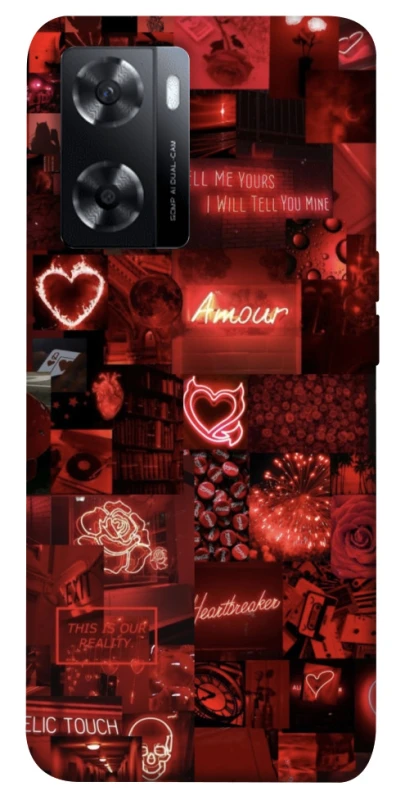 Чохол на Oppo A57s Love collage ver.6 фото 1 з 1