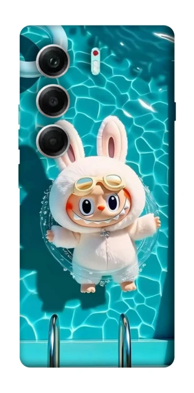 Чехол на Tecno Camon 40 Pro Labubu in the pool ver.2 фото 1 из 1