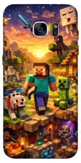 Чохол на Samsung G935F Galaxy S7 Edge Minecraft v6 фото 1 з 1