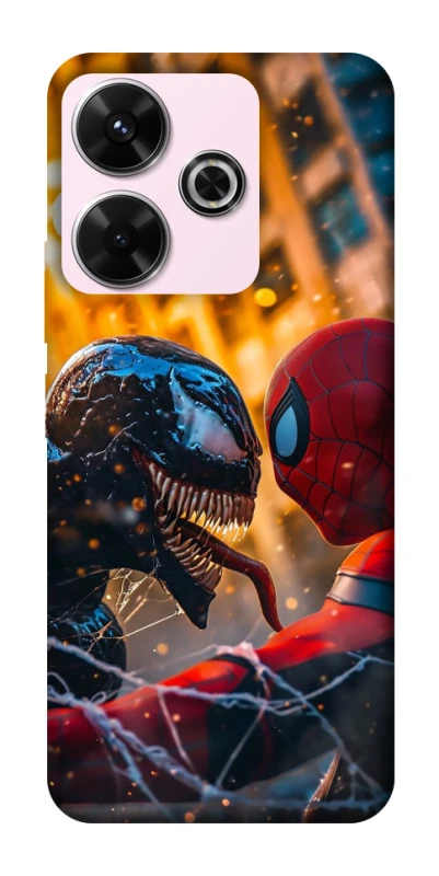 Чехол на Xiaomi Poco M6 4G Venom vs Spiderman фото 1 из 1