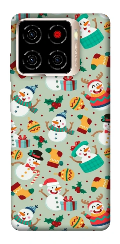 Чохол на ZTE Blade A56 Новорічний v2 фото 1 з 1