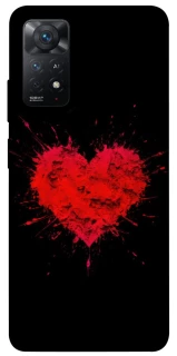 Чехол на Xiaomi Redmi Note 12 Pro 4G Splash heart фото 1 из 1