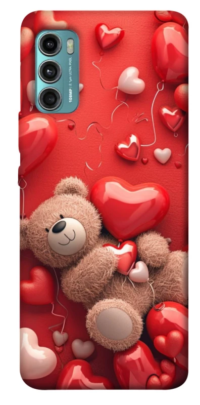 Чохол на Motorola Moto G60 bear in hearts фото 1 з 1