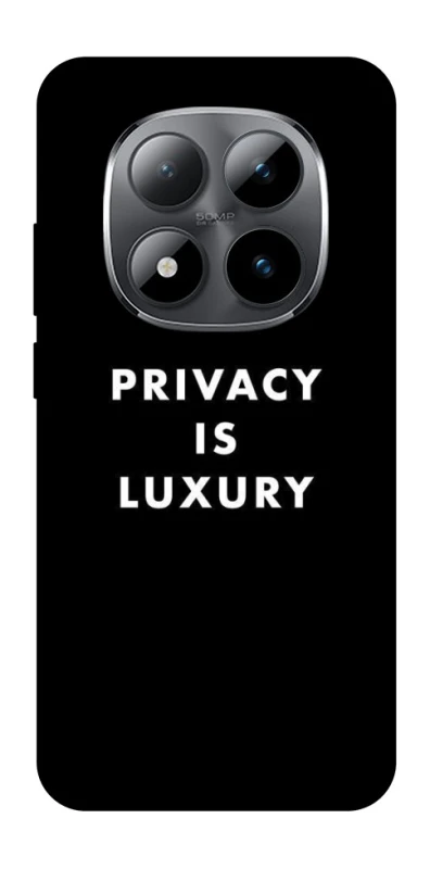Чохол на Xiaomi Redmi Note 15 Pro 5G Privacy is luxury фото 1 з 1