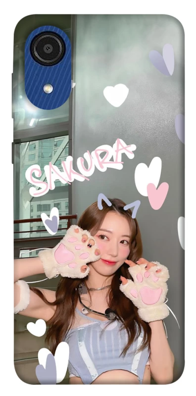 Чохол на Samsung Galaxy A03 Core Sakura - LE SSERAFIM фото 1 Чохол на Samsung Galaxy A03 Core Sakura - LE SSERAFIM фото 1 з 1