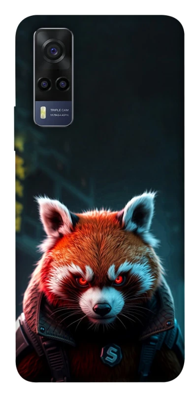 Чохол на Vivo Y53s Cyber Red Panda фото 1 з 1