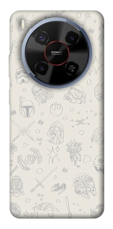 Чохол на ZTE Blade V70 Max Star Wars background ver.1 фото 1 з 1