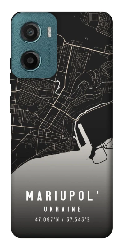 Чехол на Motorola Moto G06 Mariupol map фото 1 из 1