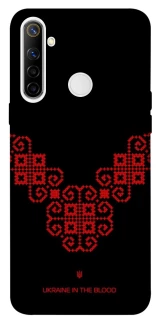 Чохол на Realme 6i Чорно-червона вишиванка фото 1 з 1