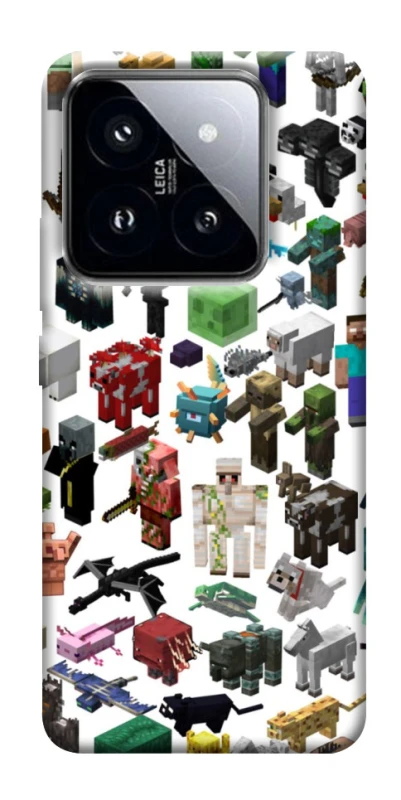 Чохол на Xiaomi 14 Pro Minecraft v4 фото 1 з 1