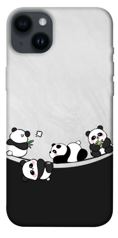 Чехол на Apple iPhone 14 Plus (6.7") Four pandas фото 1 из 1