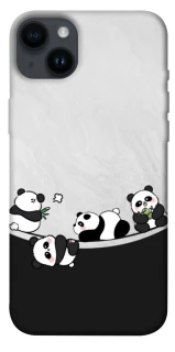 Чехол на Apple iPhone 14 Plus (6.7") Four pandas фото 1 из 1