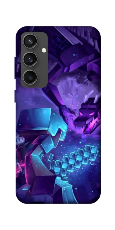 Чехол на Samsung Galaxy S24 FE Minecraft dragon фото 1 из 1