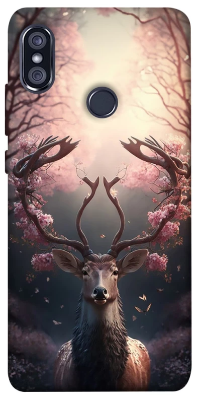Чехол на Xiaomi Redmi Note 5 Pro / Note 5 (AI Dual Camera) Скандинавский олень v3 фото 1 из 1