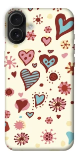 Чохол на Apple iPhone 16 Plus Pretty hearts фото 1 з 1
