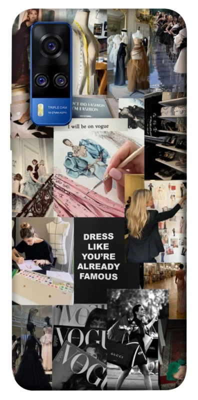 Чохол на Vivo Y51a Fashion collage ver.11 фото 1 з 1