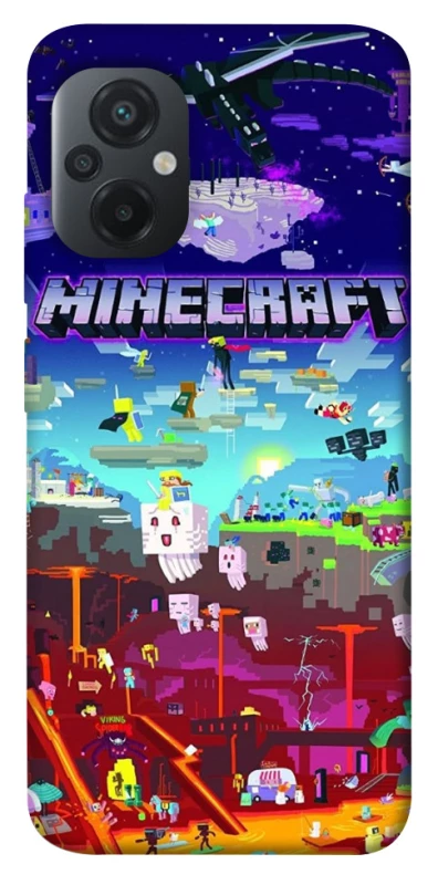Чехол на Xiaomi Poco M5 Minecraft world фото 1 из 1