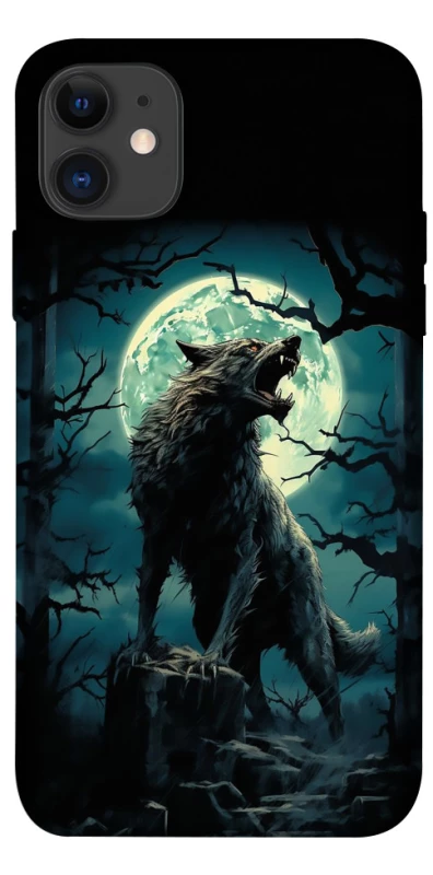 Чохол на Apple iPhone 11 (6.1") Вовк під місяцем фото 1 з 1