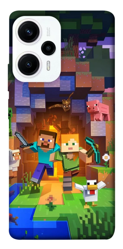 Чохол на Xiaomi Poco F5 / Note 12 Turbo Minecraft game фото 1 з 1