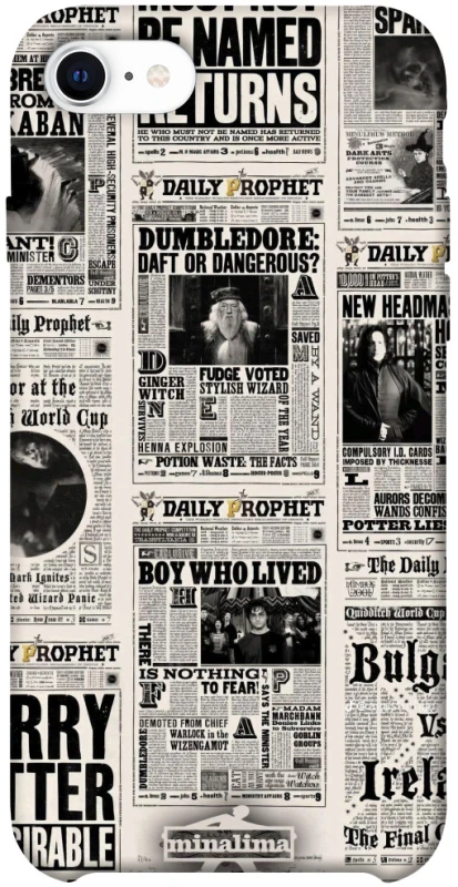 Чохол на Apple iPhone SE (2020) Harry Potter newspaper фото 1 з 1