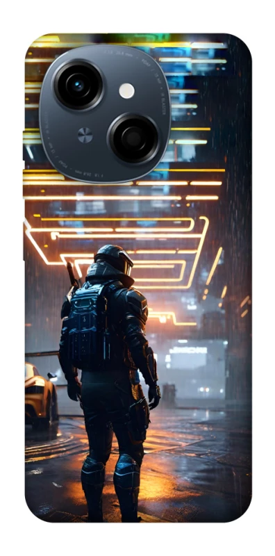 Чехол на TECNO Spark Go 1 Cyber character фото 1 из 1