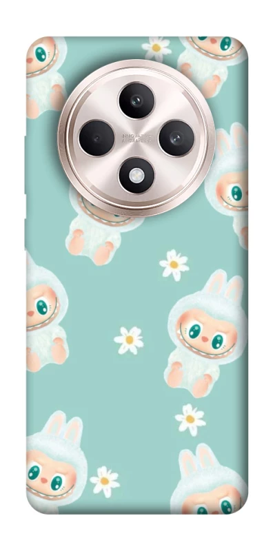 Чехол на Oppo Reno 12 F 4G/5G Labubu Green фото 1 из 1