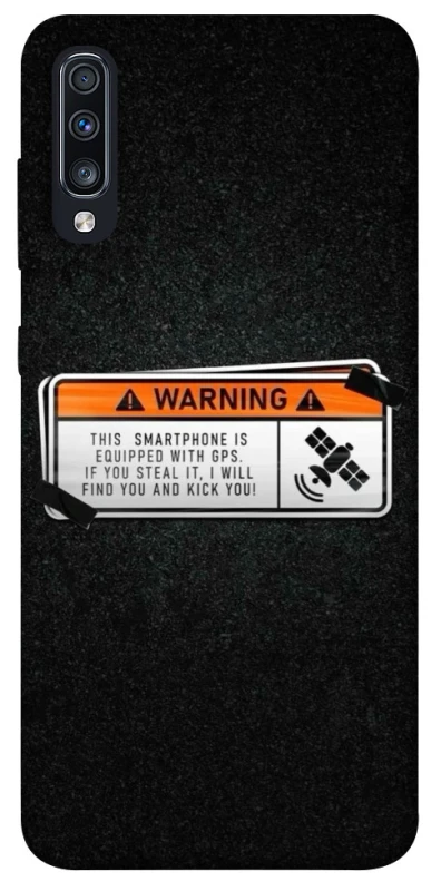 Чохол на Samsung Galaxy A70 (A705F) Warning фото 1 з 1