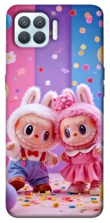 Чохол на Oppo F17 Pro Labubu twins ver.3 фото 1 з 1