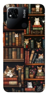 Чехол на Xiaomi Redmi 10A Cats & Books фото 1 из 1