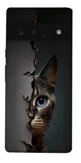 Чехол на Google Pixel 6 Pro Кот-подглядыватель v2 фото 1 из 1