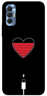 Чехол на TECNO Spark 8P Charge your heart фото 1 из 1