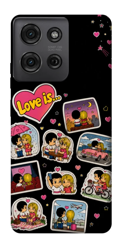 Чохол на Motorola Moto G75 Love is ver.3 фото 1 з 1