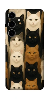 Чехол на Samsung Galaxy S25 FE Colorful Cat Collage фото 1 Чехол на Samsung Galaxy S25 FE Colorful Cat Collage фото 1 из 1