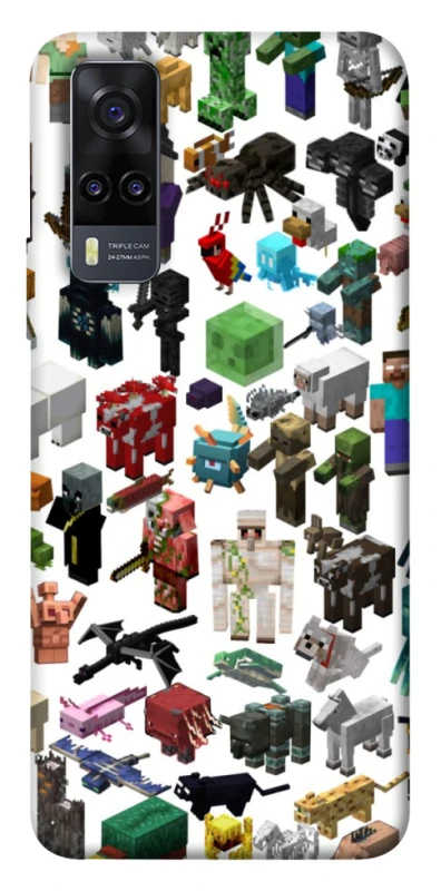 Чохол на Vivo Y31 Minecraft v4 фото 1 з 1
