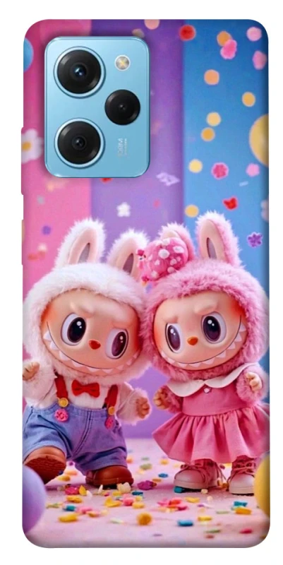 Чохол на Xiaomi Poco X5 Pro 5G Labubu twins ver.3 фото 1 з 1