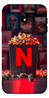 Чехол на Samsung J730 Galaxy J7 (2017) Netflix and popcorn фото 1 из 1