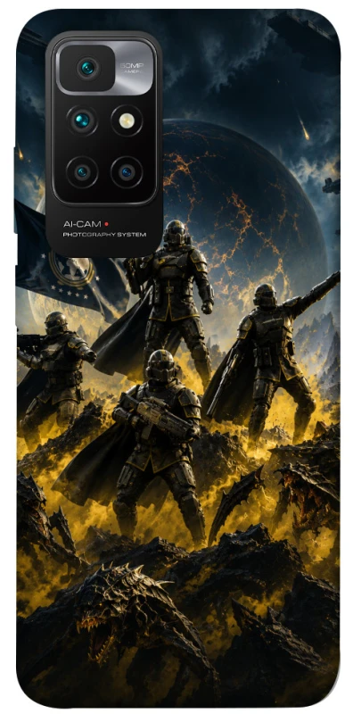 Чохол на Xiaomi Redmi 10 HELLDIVERS фото 1 з 1