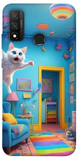 Чохол на Huawei P Smart (2020) crazy cat фото 1 з 1