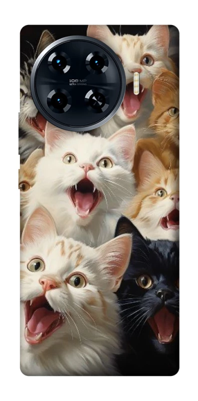 Чохол на TECNO Spark 20 Pro+ Коти фото 1 з 1
