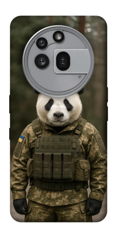 Чехол на Nothing Phone (3a) Pro Панда защитник фото 1 из 1