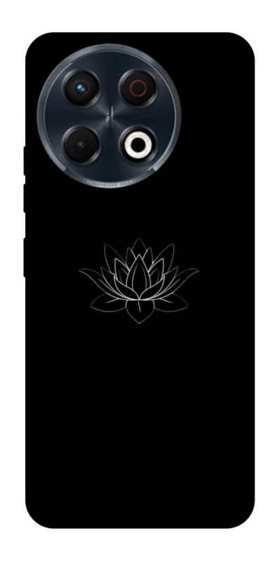 Чохол на TECNO Spark 30 Pro (KL7) Black Lotus фото 1 з 1